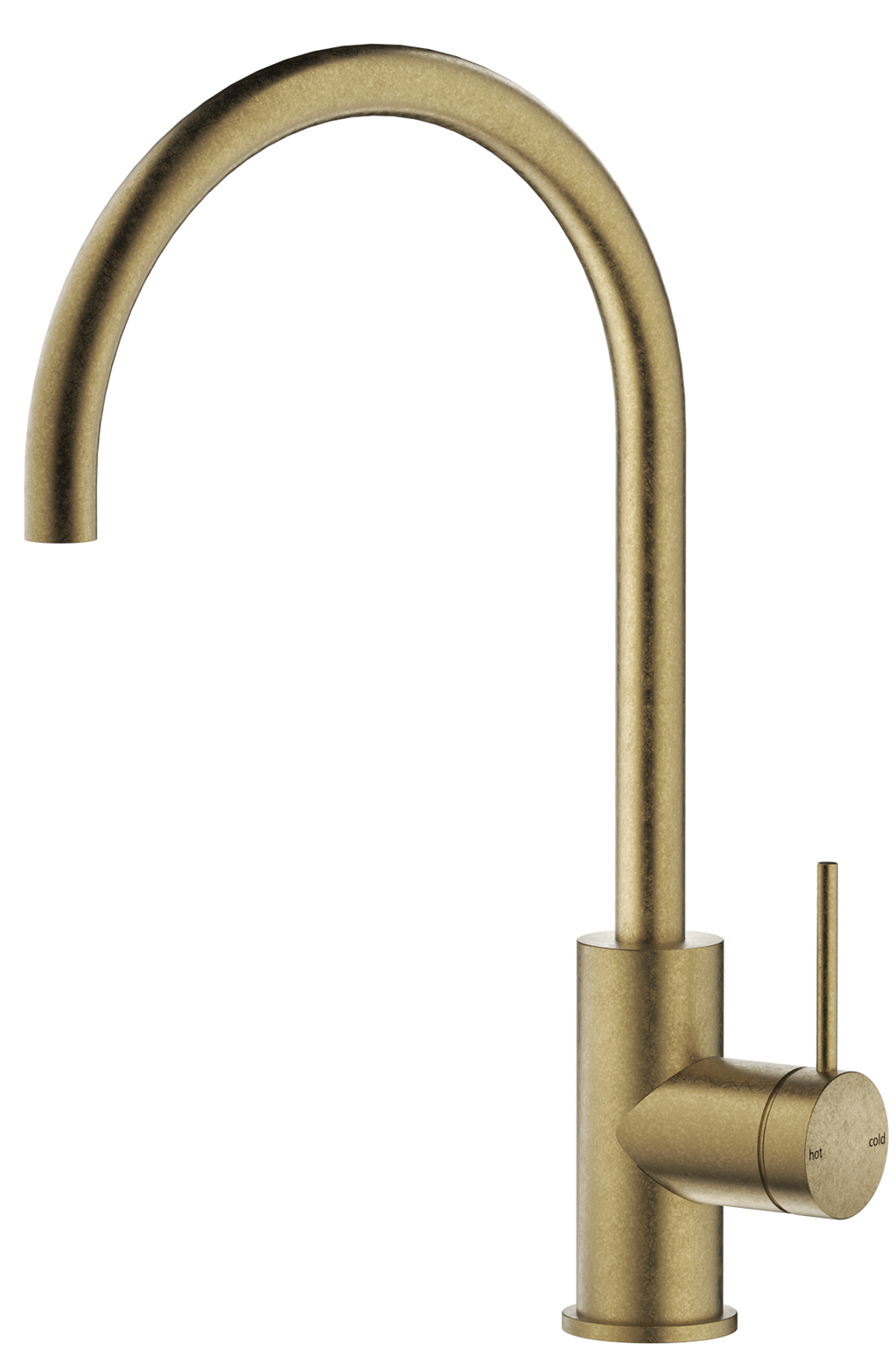 Mica Sink Mixer - Living Brass