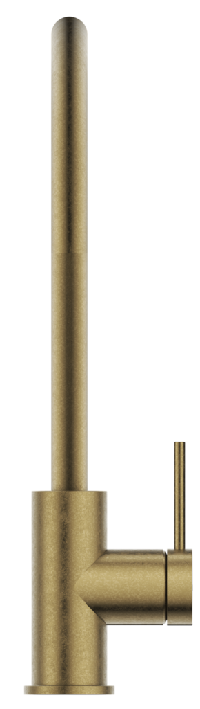 Mica Sink Mixer - Living Brass
