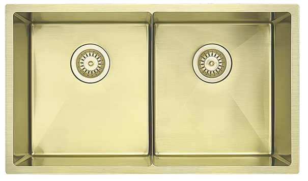 Luminare Sink 760 x 440mm - Double Bowl - French Gold