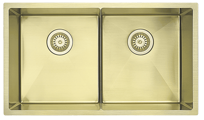 Luminare Sink 760 x 440mm - Double Bowl - French Gold