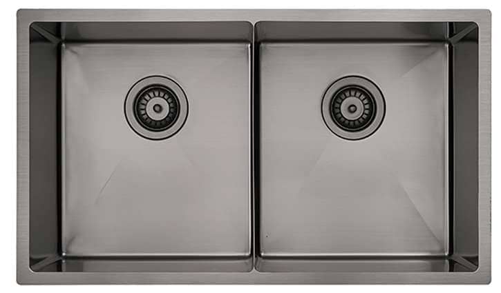 Luminare Sink 760 x 440mm - Double Bowl - Gunmetal