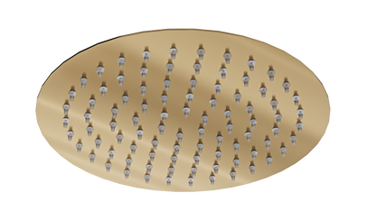 Soul Eco 200mm Round Shower Head - Brushed Brass