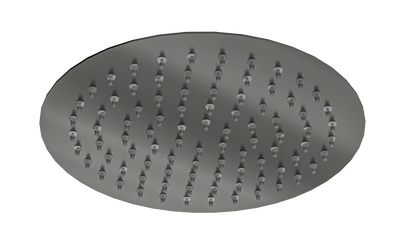 Soul Eco 200mm Round Shower Head - Gunmetal