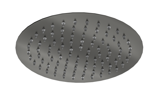Soul Eco 200mm Round Shower Head - Gunmetal