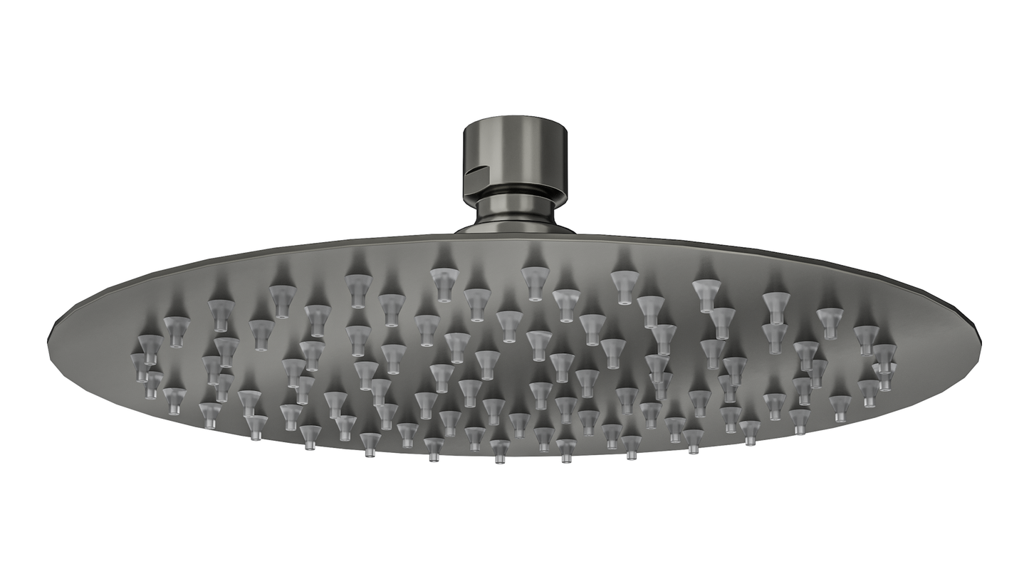 Soul Eco 200mm Round Shower Head - Gunmetal