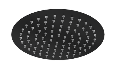 Soul Eco 200mm Round Shower Head - Matte Black
