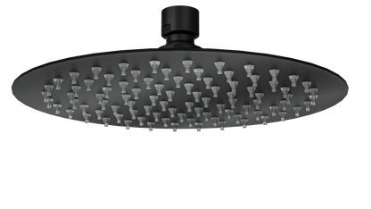 Soul Eco 200mm Round Shower Head - Matte Black