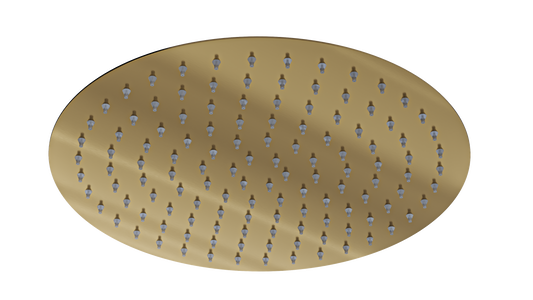 Soul 300mm Round Shower Head - Brushed Brass