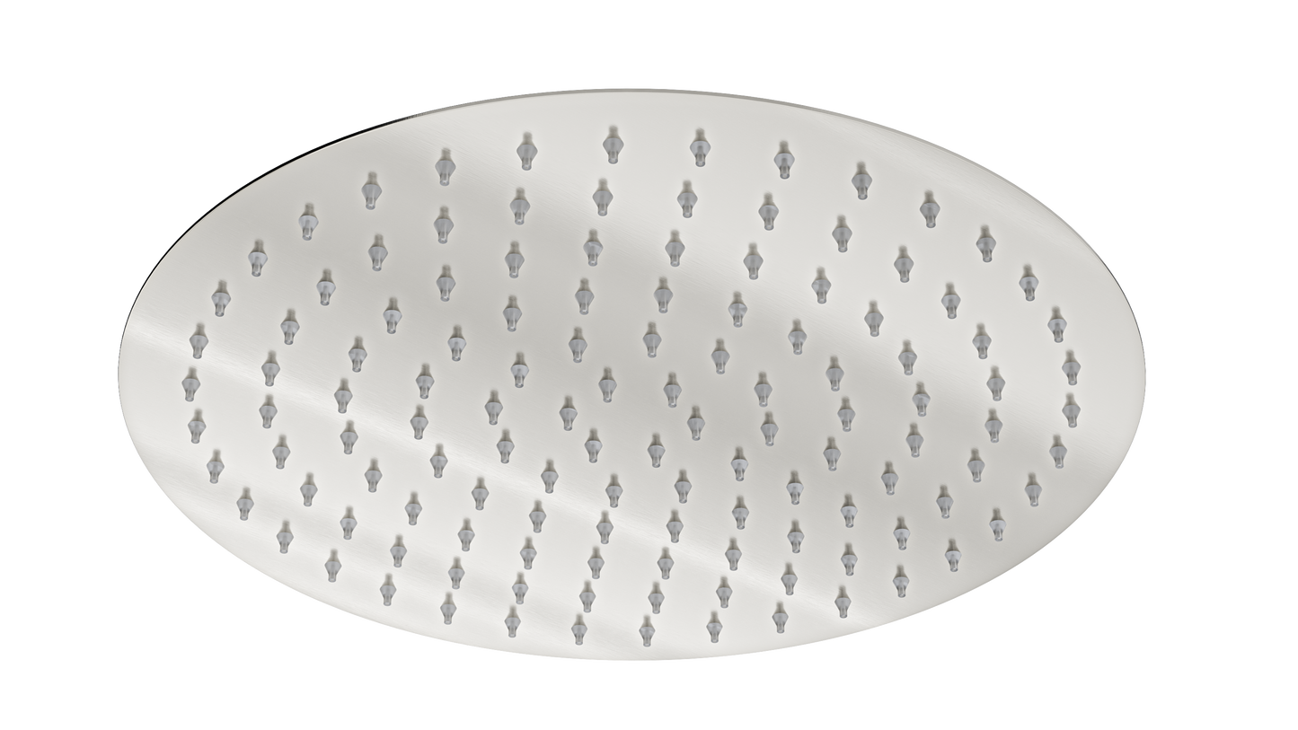 Soul 300mm Round Shower Head - Brushed Nickel