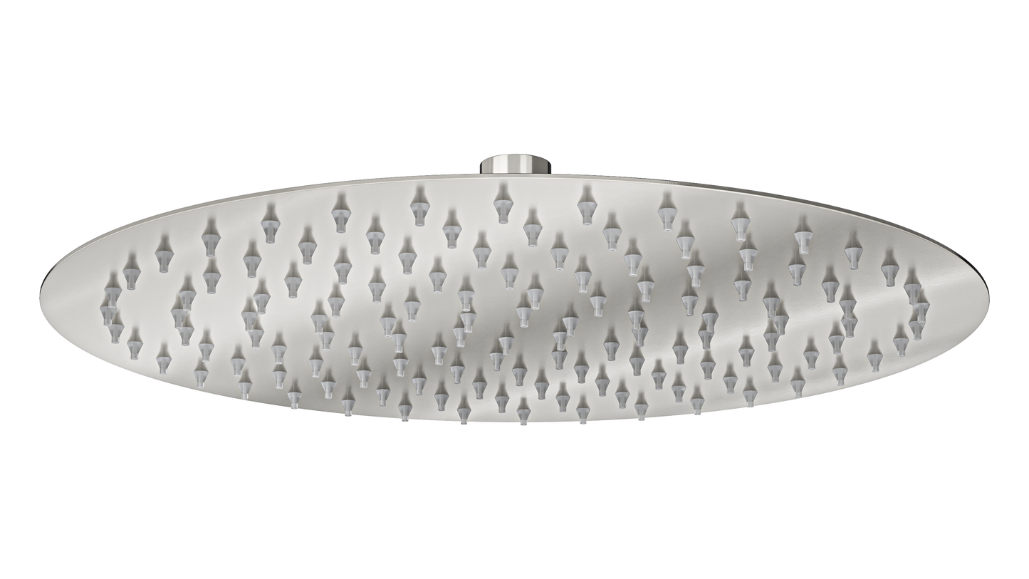 Soul 300mm Round Shower Head - Brushed Nickel
