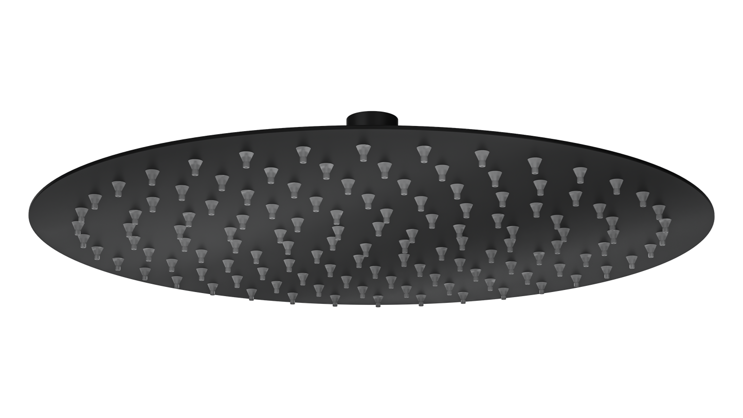 Soul 300mm Round Shower Head - Matte Black