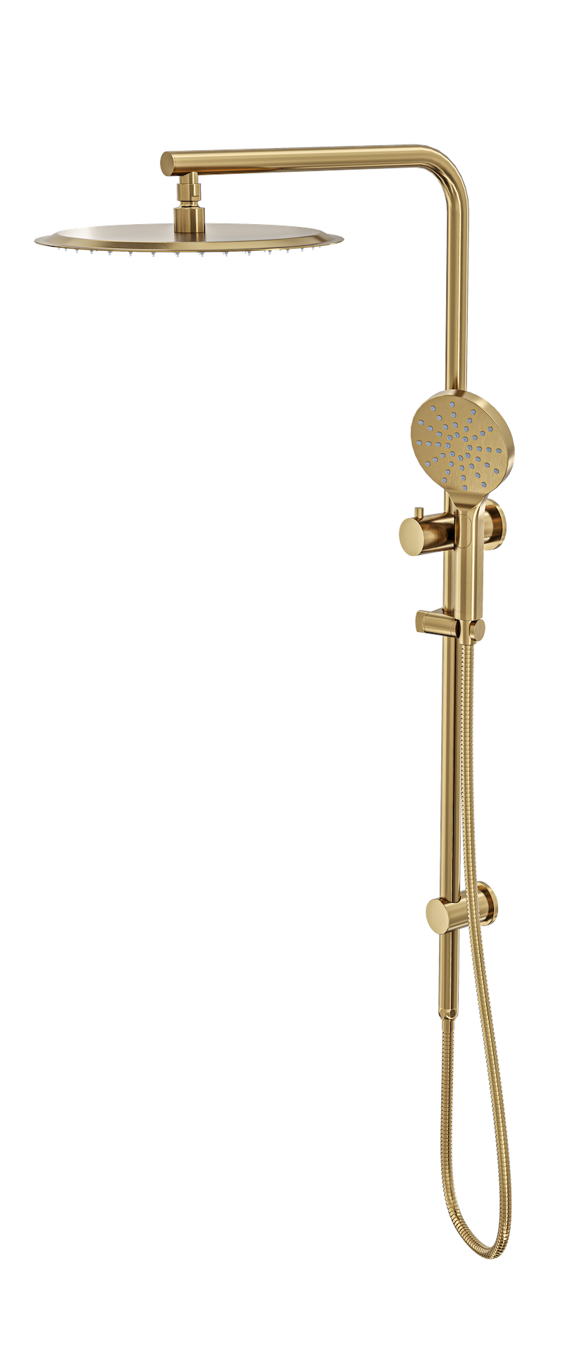 Souljet Shower Combination with 200mm Head - Brushed Brass
