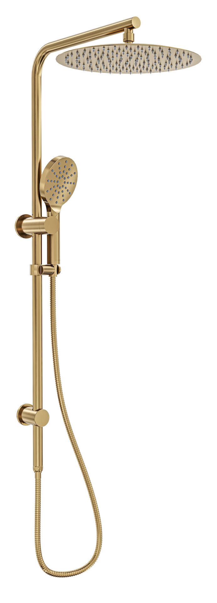 Souljet Shower Combination with 200mm Head - Brushed Brass