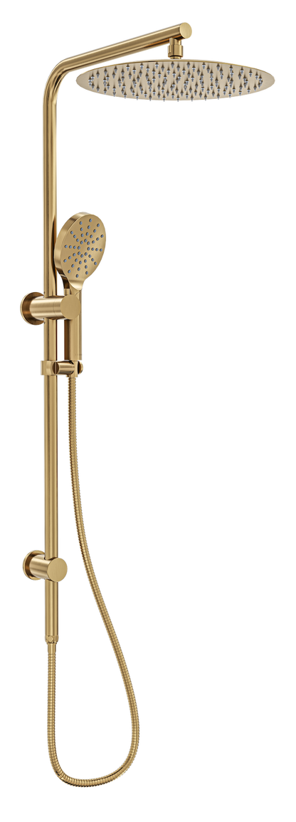 Souljet Shower Combination with 200mm Head - Brushed Brass