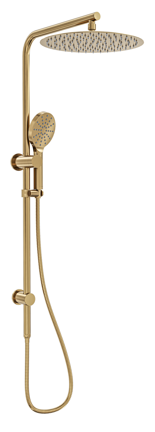 Souljet Shower Combination with 300mm Head - Brushed Brass