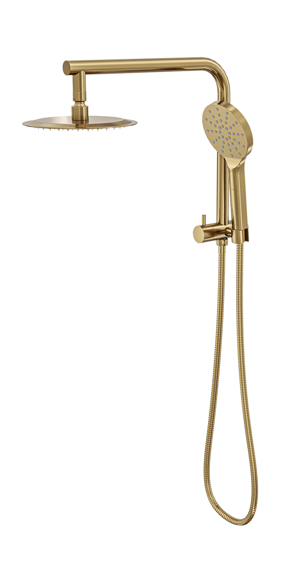 Souljet Short Shower Combination with 200mm Head - Brushed Brass