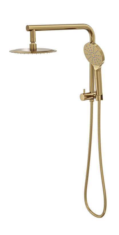 Souljet Short Shower Combination with 200mm Head - Brushed Brass