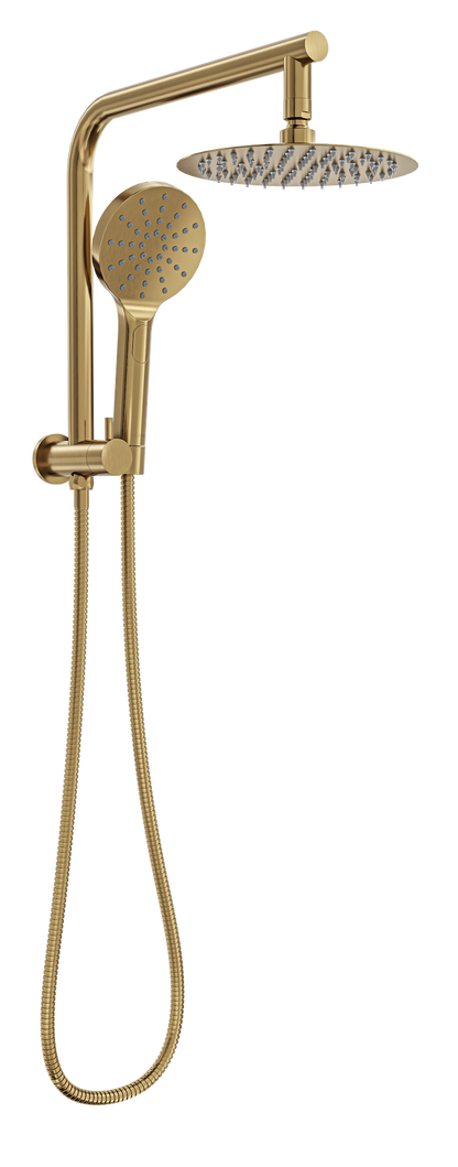 Souljet Short Shower Combination with 200mm Head - Brushed Brass