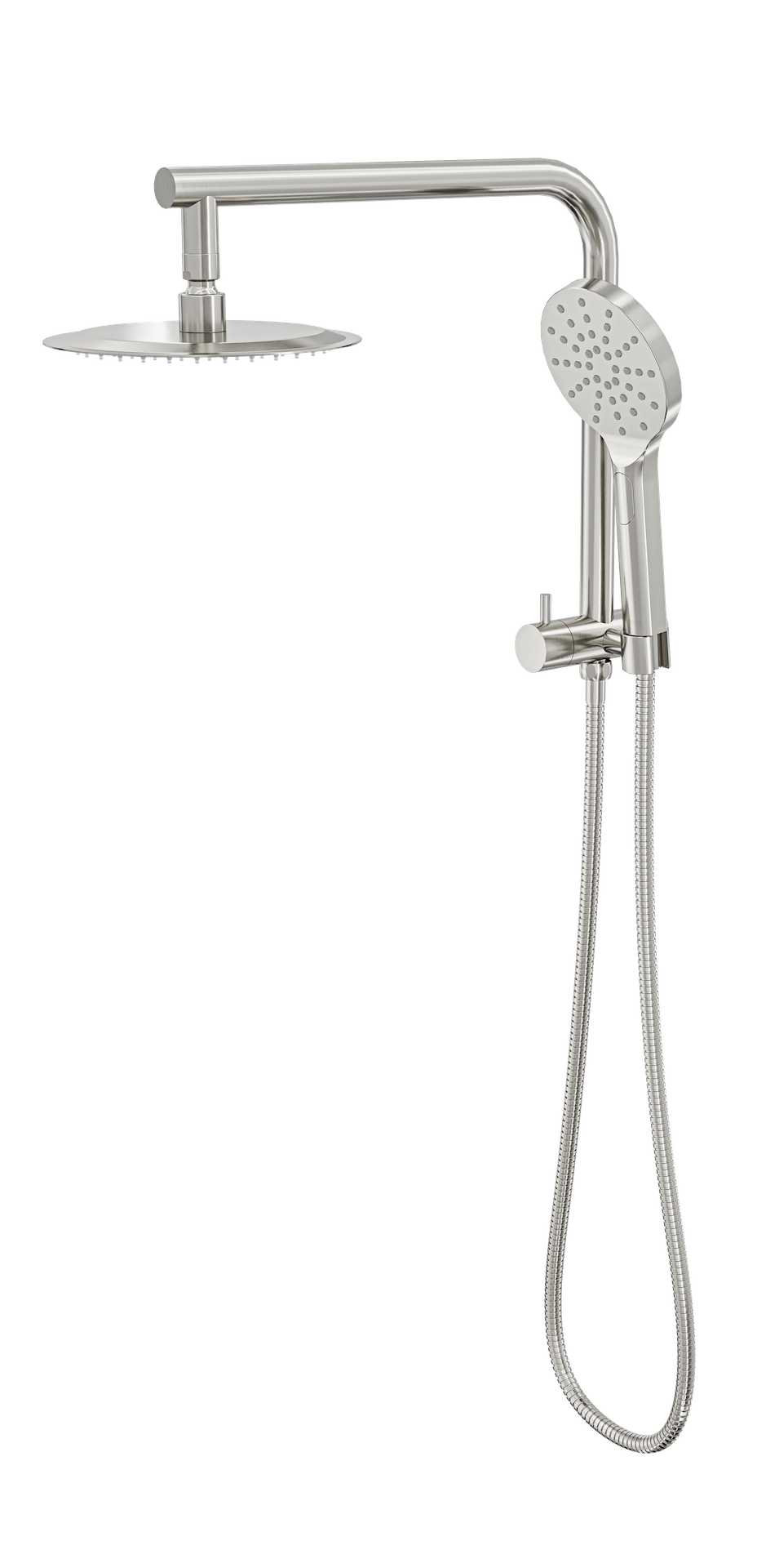 Souljet Short Shower Combination with 200mm Head - Brushed Nickel