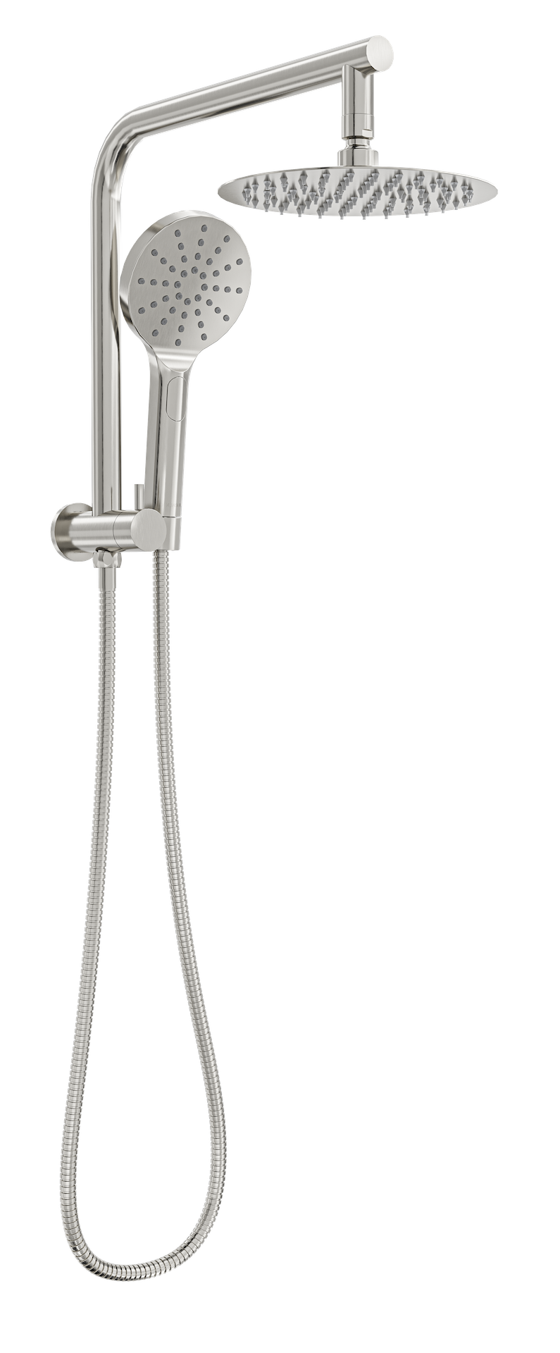 Souljet Short Shower Combination with 200mm Head - Brushed Nickel