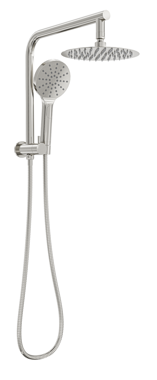 Souljet Short Shower Combination with 200mm Head - Brushed Nickel