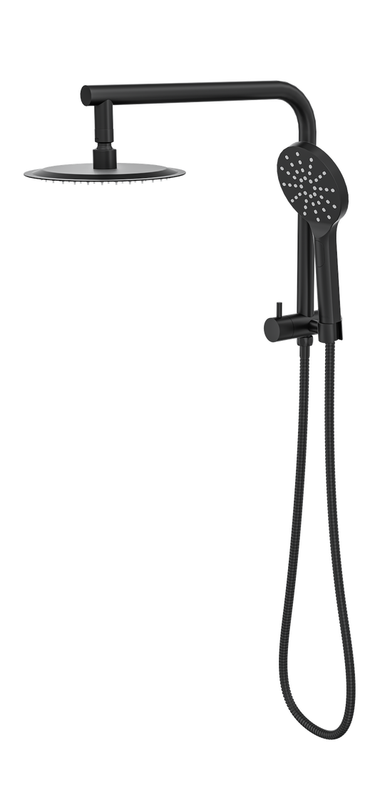Souljet Short Shower Combination with 200mm Head - Matte Black