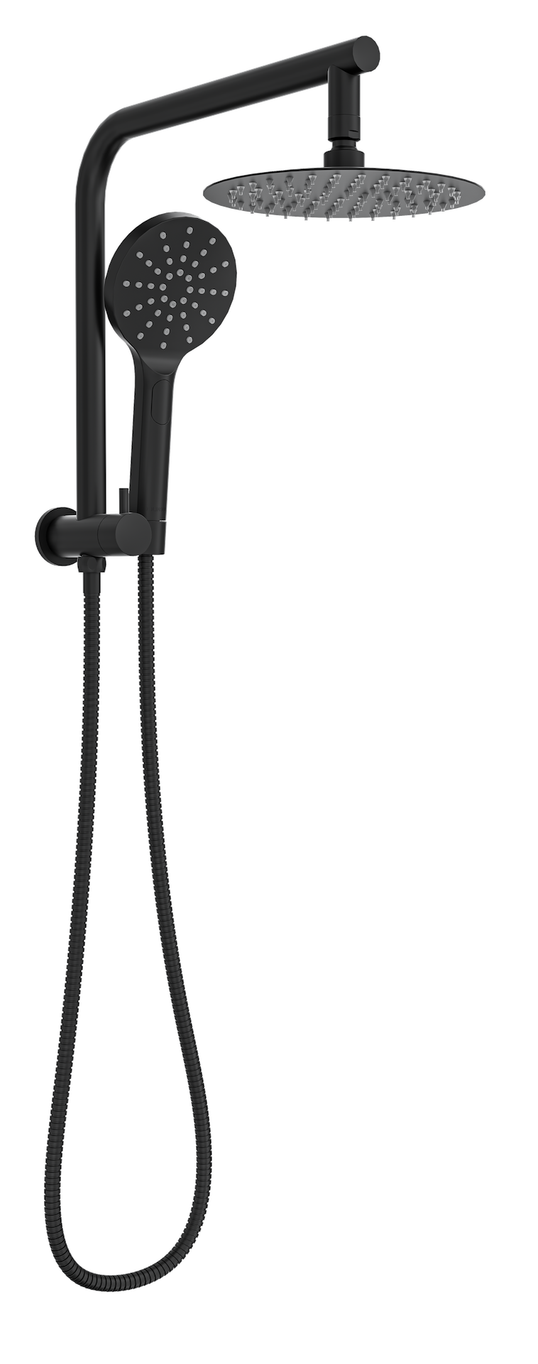 Souljet Short Shower Combination with 200mm Head - Matte Black