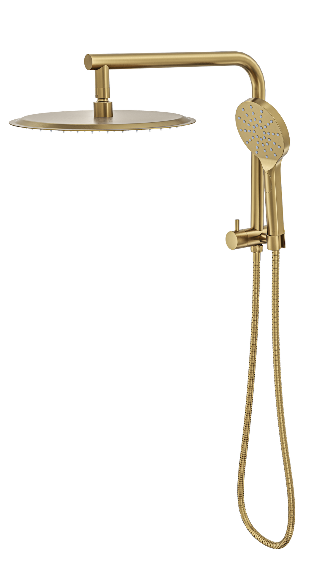 Souljet Short Shower Combination with 300mm Head - Brushed Brass