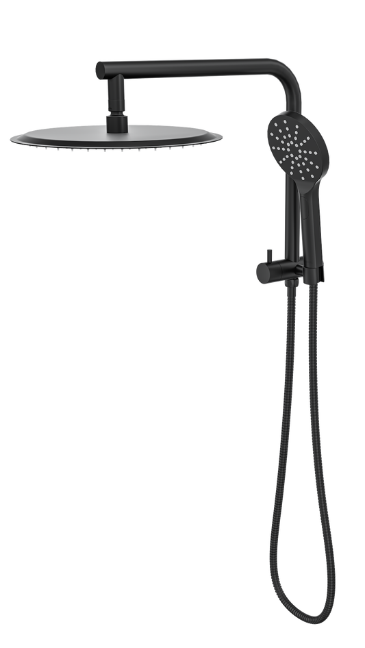 Souljet Short Shower Combination with 300mm Head - Matte Black