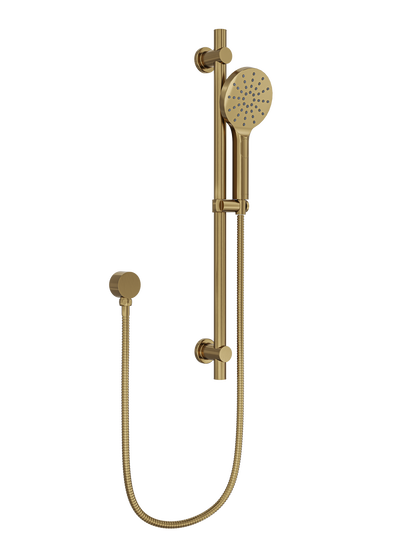Souljet Sliding Shower Rail - Brushed Brass