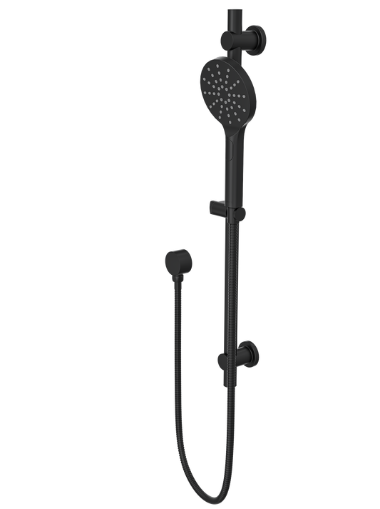 Souljet Sliding Shower Rail - Matte Black