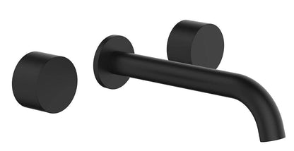 'Capri' Simply Round Spindles and Spout - Wall-Black