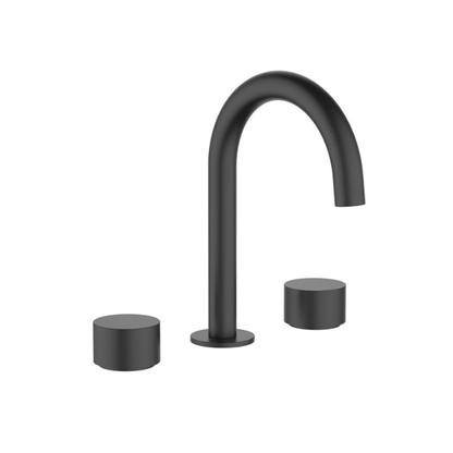 'Capri' Simply Round Spindles and Spout - Basin - Black