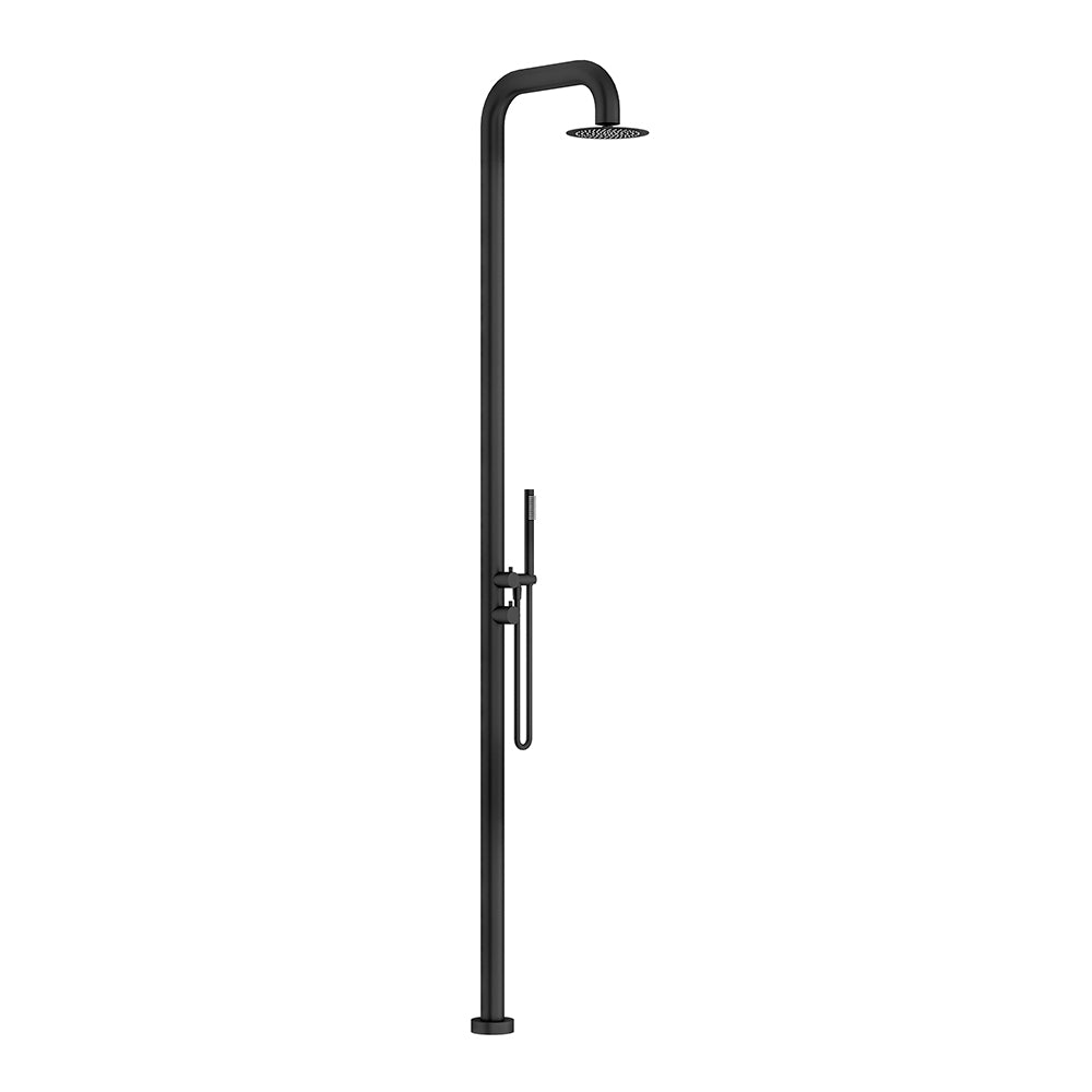 Elle 316 Free Standing Twin Shower - Matt Black