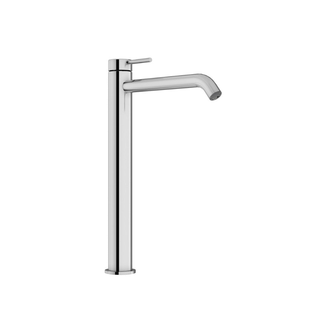 Elle 316 Hi-Rise Basin Mixer - Brushed Stainless