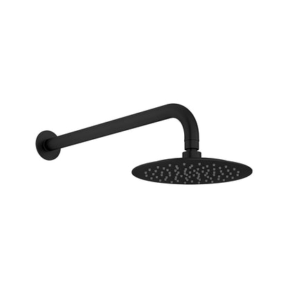 Elle 316 250mm Overhead Shower with 400mm Arm - Matt Black