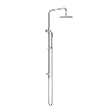 Elle 316 Twin Shower - Brushed Stainless