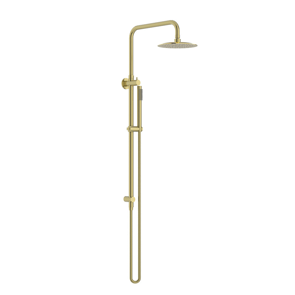Elle 316 Twin Shower - Brushed Gold