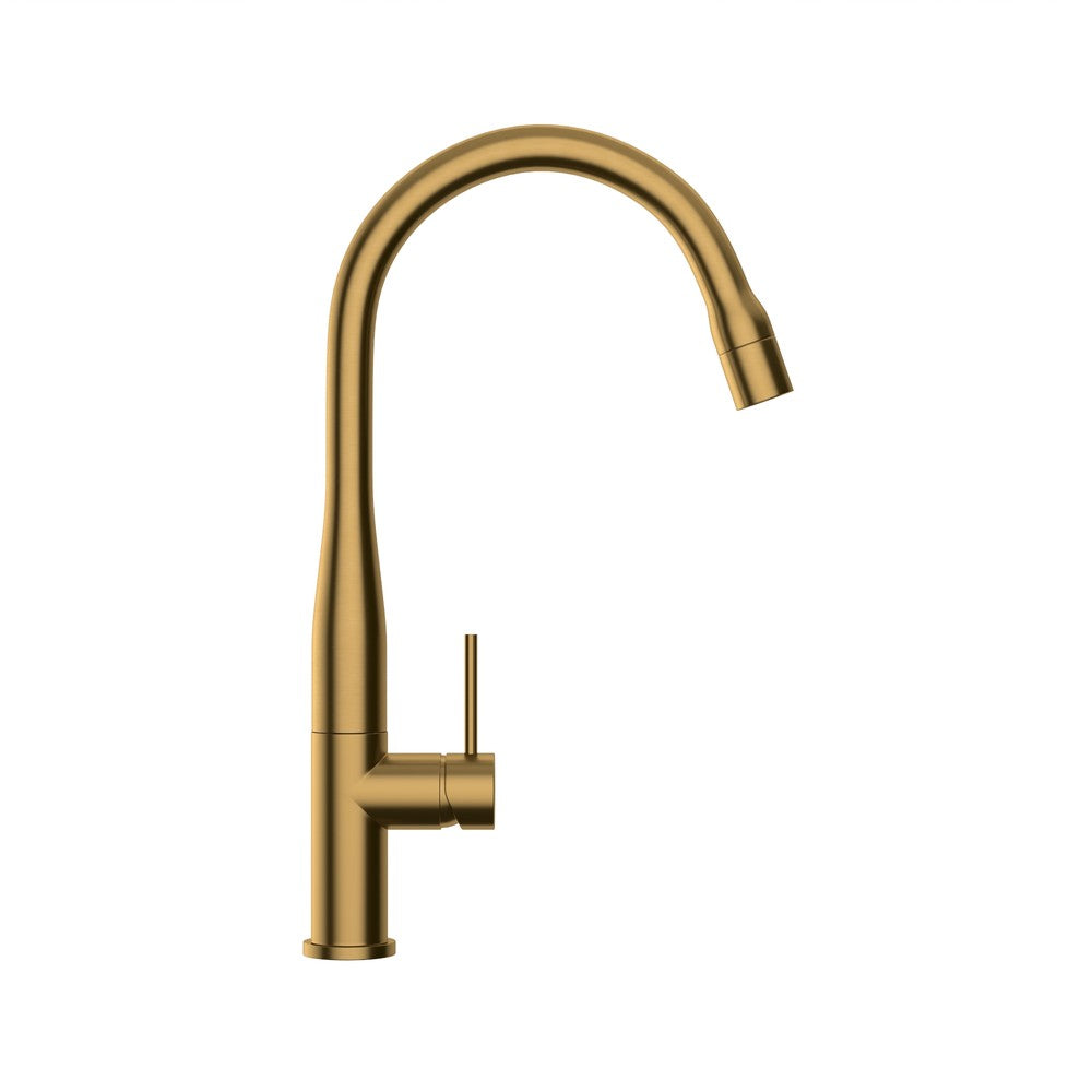 Elle 304 Stainless Steel Pull Out Sink Mixer - PVD Copper
