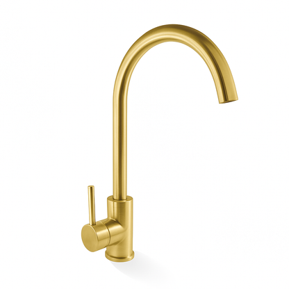 Elle PROJECT 304 Stainless Steel Sink Mixer - Brushed Gold