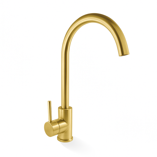 Elle PROJECT 304 Stainless Steel Sink Mixer - Brushed Gold