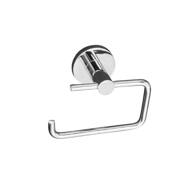 Sabine Toilet Roll Holder LESS Flap - Chrome