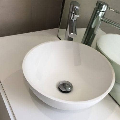380mm Pietra Bianca - Sarah Above Counter Basins