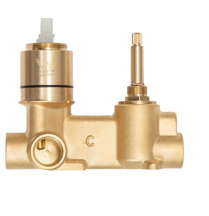 Universal Multifit Wall Mixer with Divertor In Wall Body