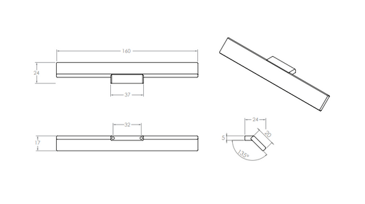 Hammer Handle 32 cc Brush Nickel
