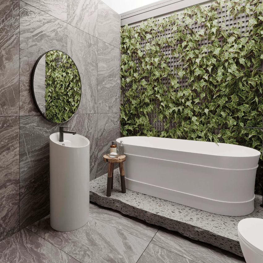 Attica Bondi 1500x800x580 Gloss White Freestanding Bath with Overflow.