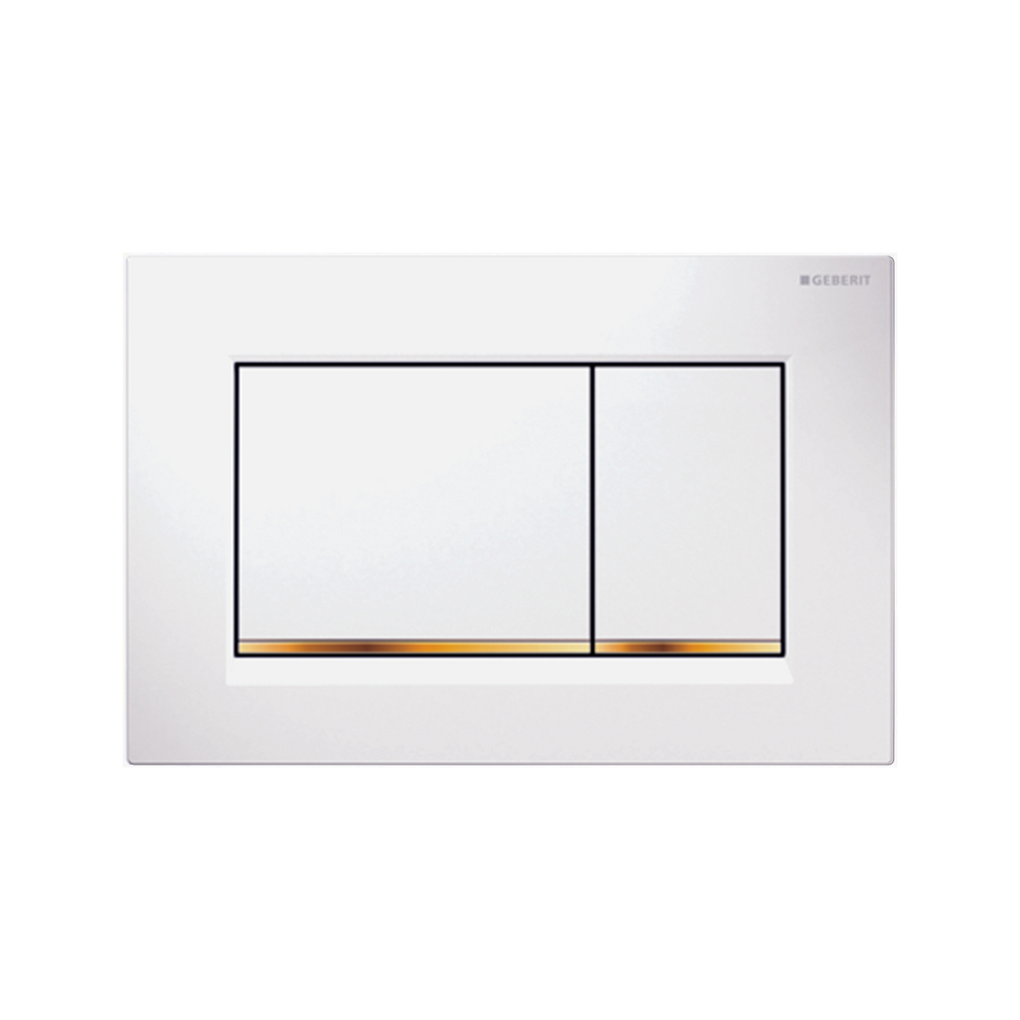 Geberit Fingerprint resistant, matte finish, chrome trim 115.883.JQ.1 Push Button