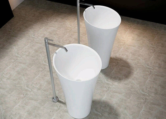500mm Pietra Bianca - Speaker Freestanding Basins