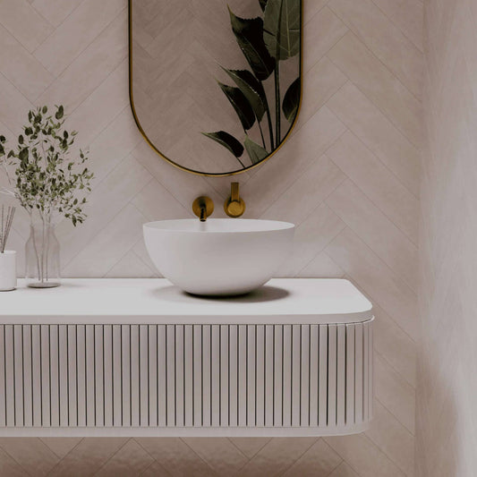 400mm Pietra Bianca - Summer Above Counter Basins