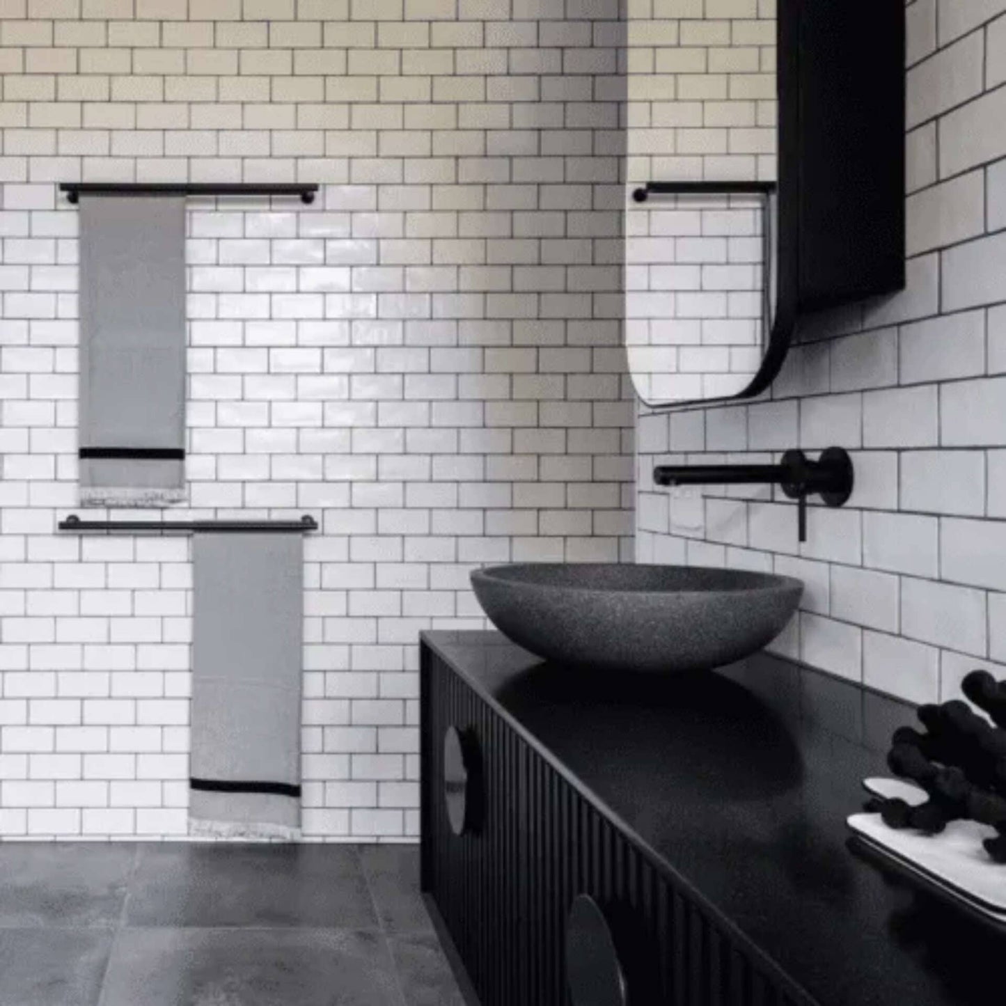 440mm Pietra Bianca - Surena Above Counter Basins